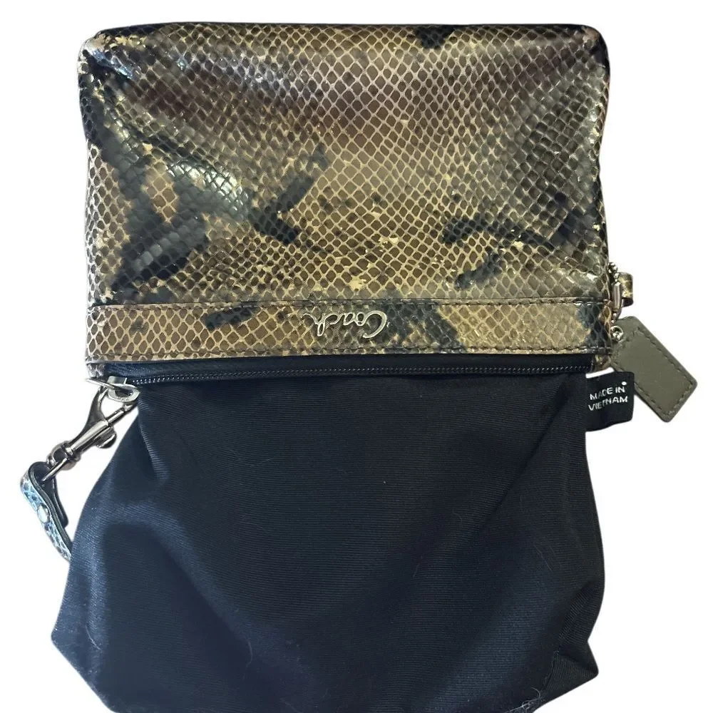Coach Soho Embossed Exotic‎ Madison  Snakeskin Printed Wristlet